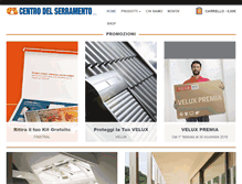 Tablet Screenshot of centrodelserramento.it