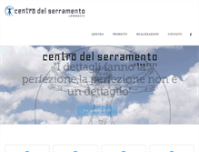 Tablet Screenshot of centrodelserramento.info